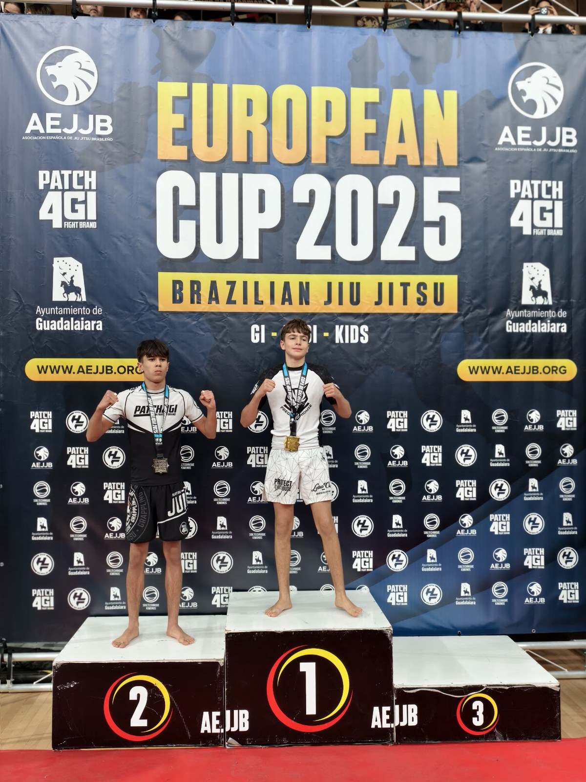 Podium European Cup 2025 kids